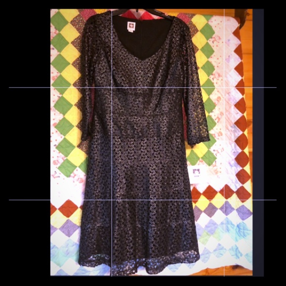 NWT Anne Klein lace  evening dress